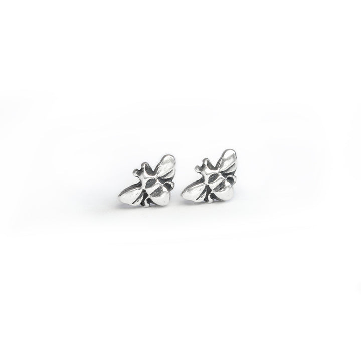 Marmalade Bee Studs - Silver