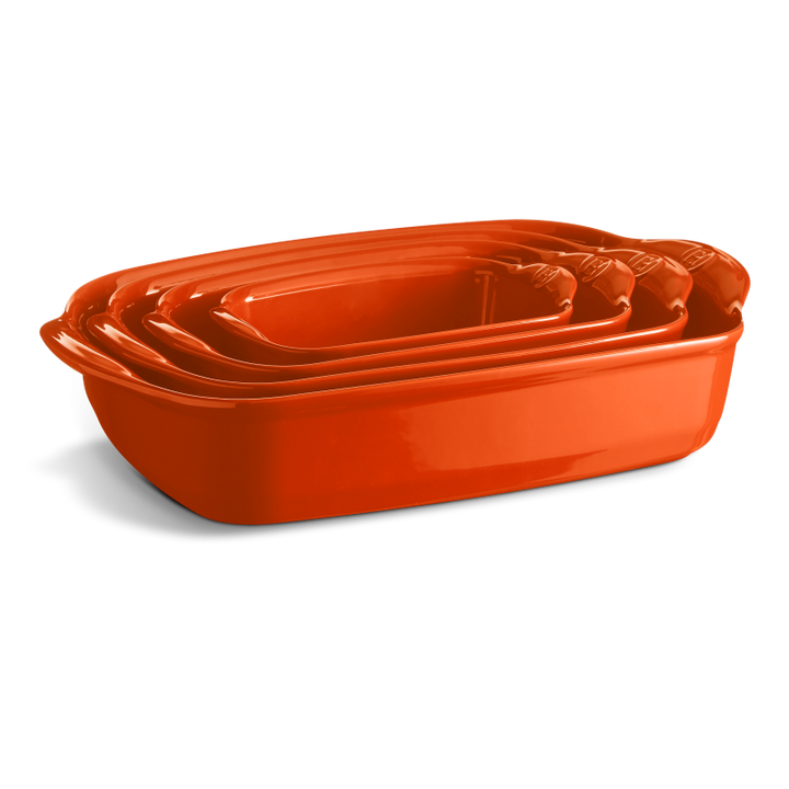 Emile Henry Rectangular Baker - Toscane (deep orange)*