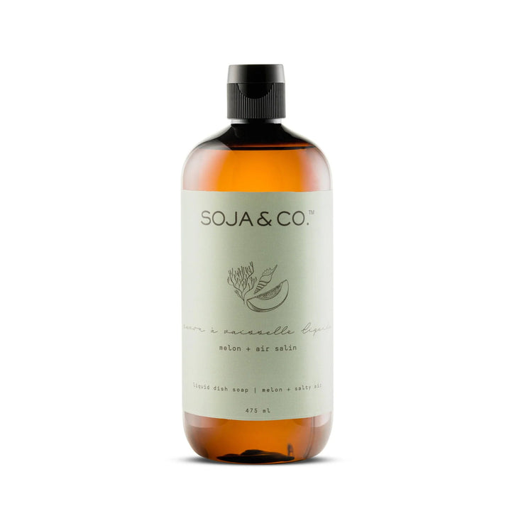 Soja & Co Liquid Dish Soap  -  Melon and Salty Air