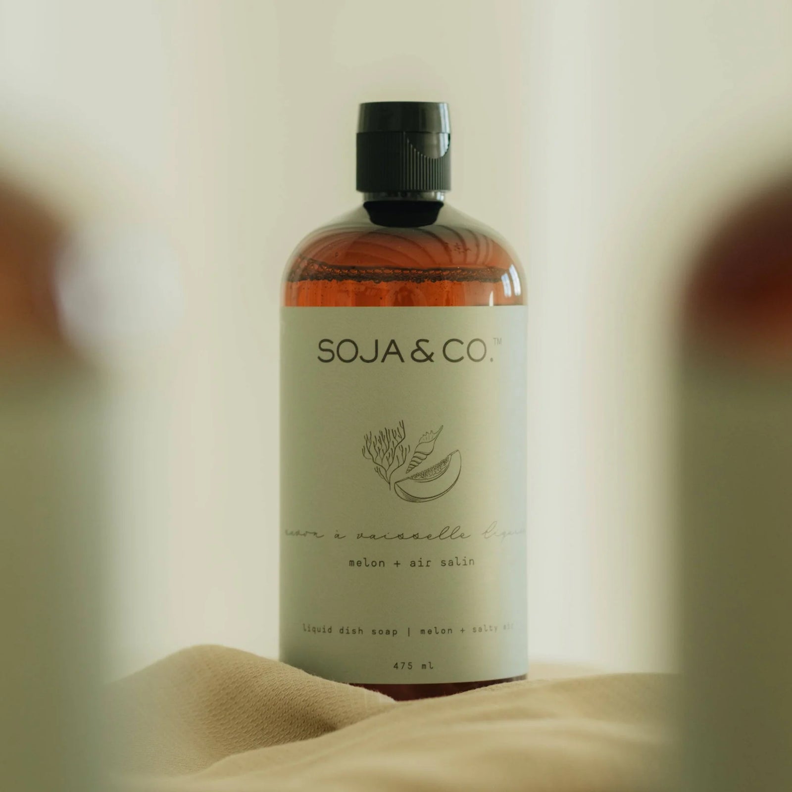 Soja & Co Liquid Dish Soap  -  Melon and Salty Air