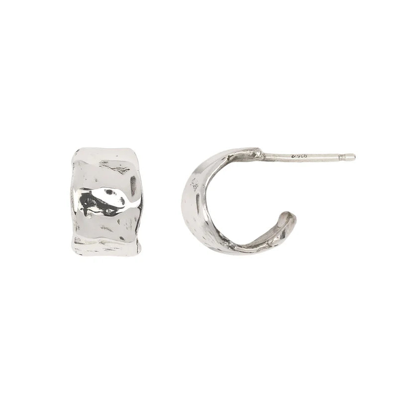 Pyrrha Solid Huggie Earrings    E4-6101