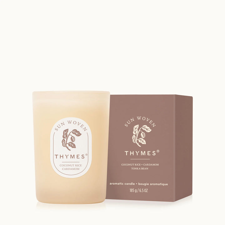 Thymes The Hours Edit Box Candle  -  Sun Woven