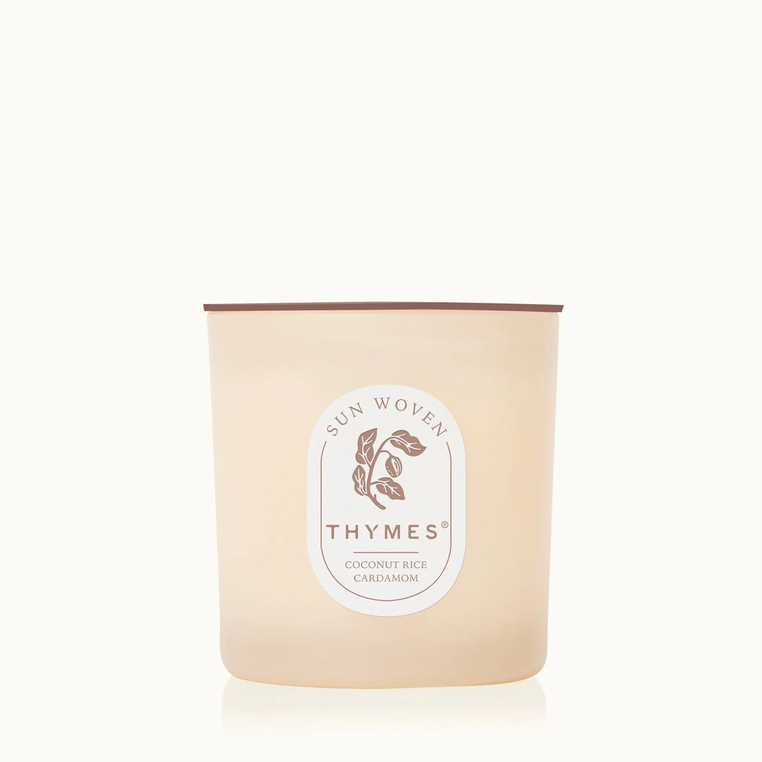 Thymes The Hours Edit 2 Wick Candle  -  Sun Woven