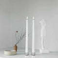 Uyuni Taper Candle Holder Set/2 Chrome