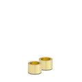 Uyuni Taper Candle Holder Set/2 Matte Brass