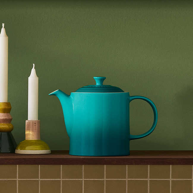 Le Creuset Grand Teapot -  Bleu Riviera