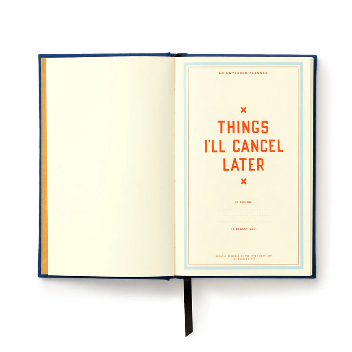 Things I'll Cancel Later Planner