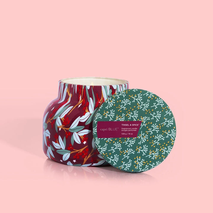 Capri Blue Tinsel & Spice Holiday Jar