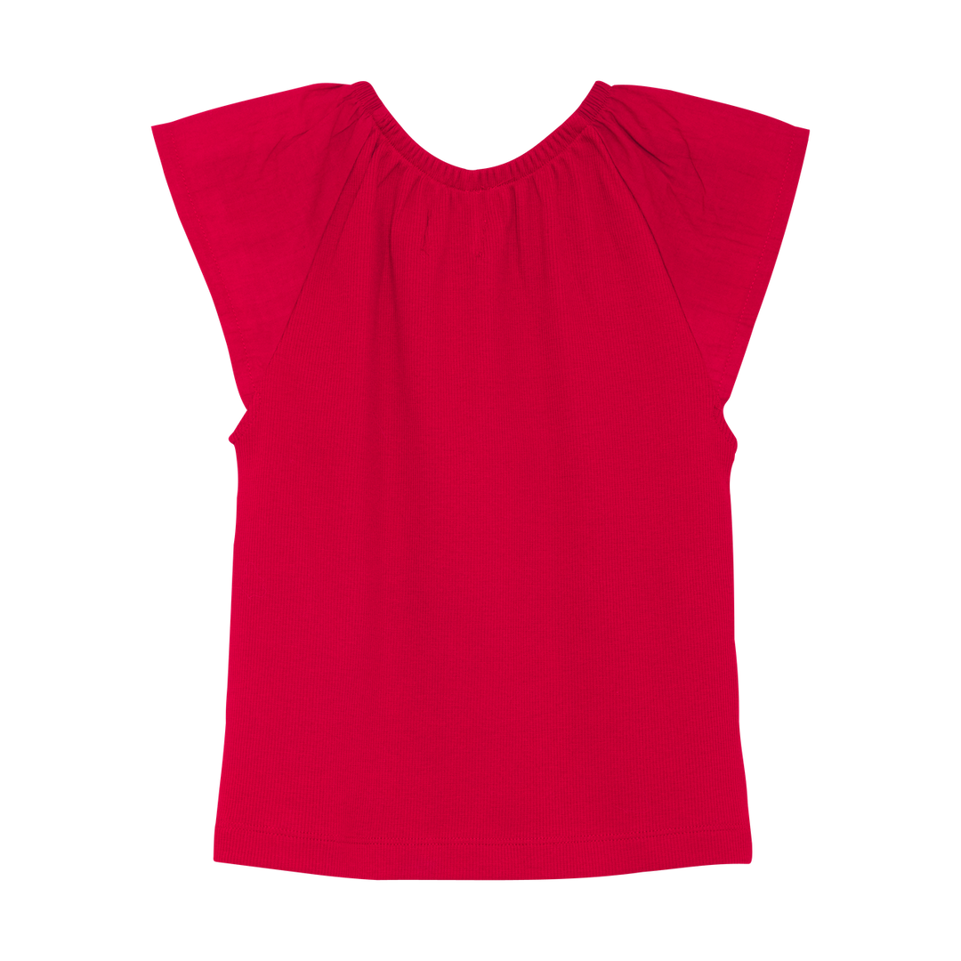 Creamie Girls Cotton Rib Tee   823195-4310