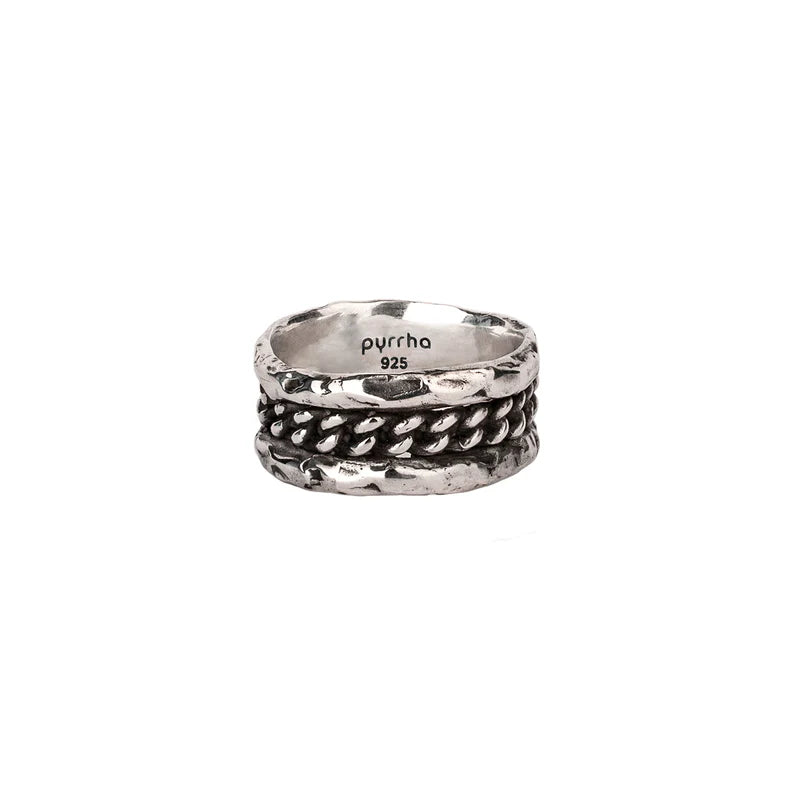 Pyrrha Triple Band With Chain Ring  R13-8777