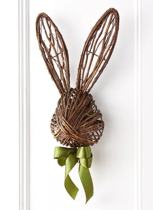 Raz Open Vine Rabbit Head 4503415