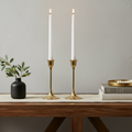 Uyuni LED Nordic White Smooth Taper Candle
