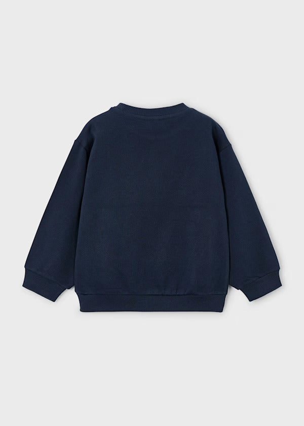 Mayoral Boys Long Sleeve Sweatshirt    4408-74   Marino