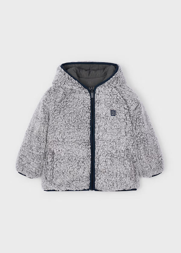 Mayoral Boys Reversible Coat   4421-11   Pizarra