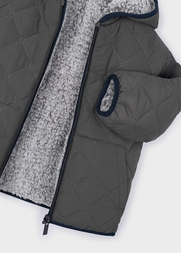 Mayoral Boys Reversible Coat   4421-11   Pizarra