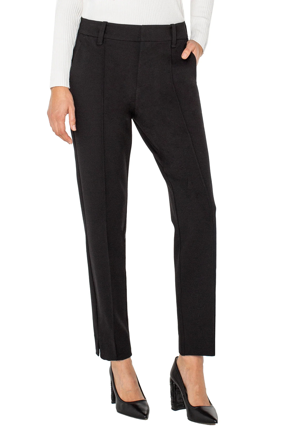 Liverpool Gemma Cigarette Pant  LM5709M42  Black