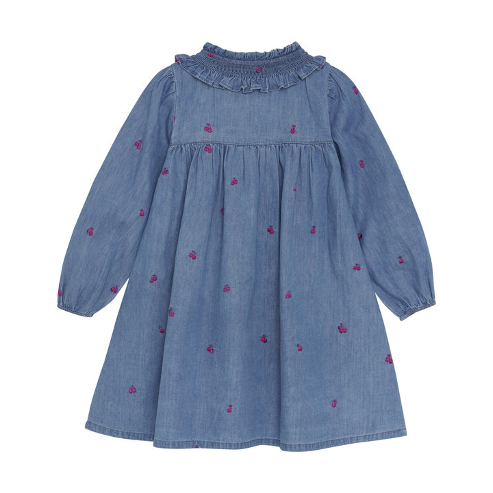 Minymo Girls Dress 124020 Cherry