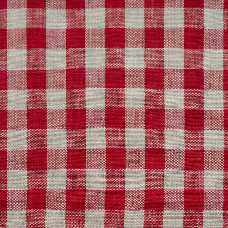 Linen Tales Red Gingham Tablecloth & Napkins