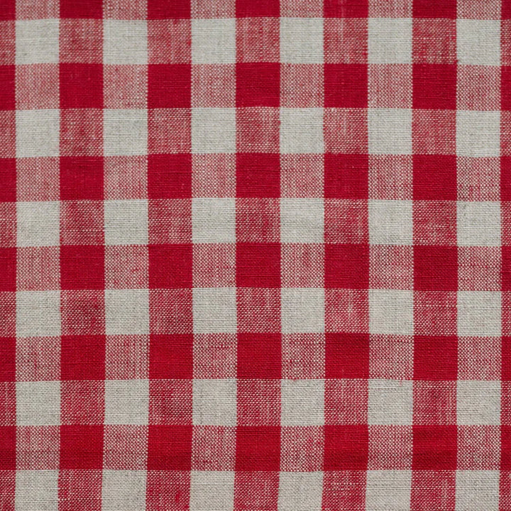 Linen Tales Red Gingham Tablecloth & Napkins