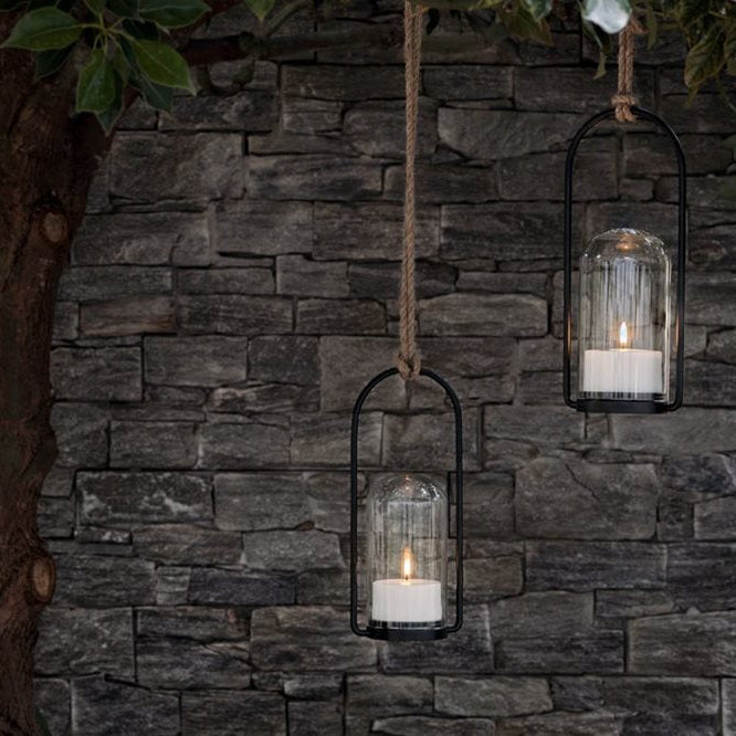 Uyuni Outdoor Lantern with Glass Dome and Remote  UL-30271
