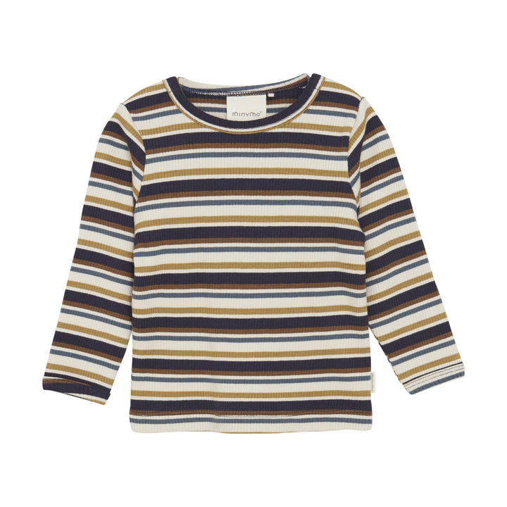 Minymo Baby Boy Ribbed Long Sleeve Tee  113592-7021 **