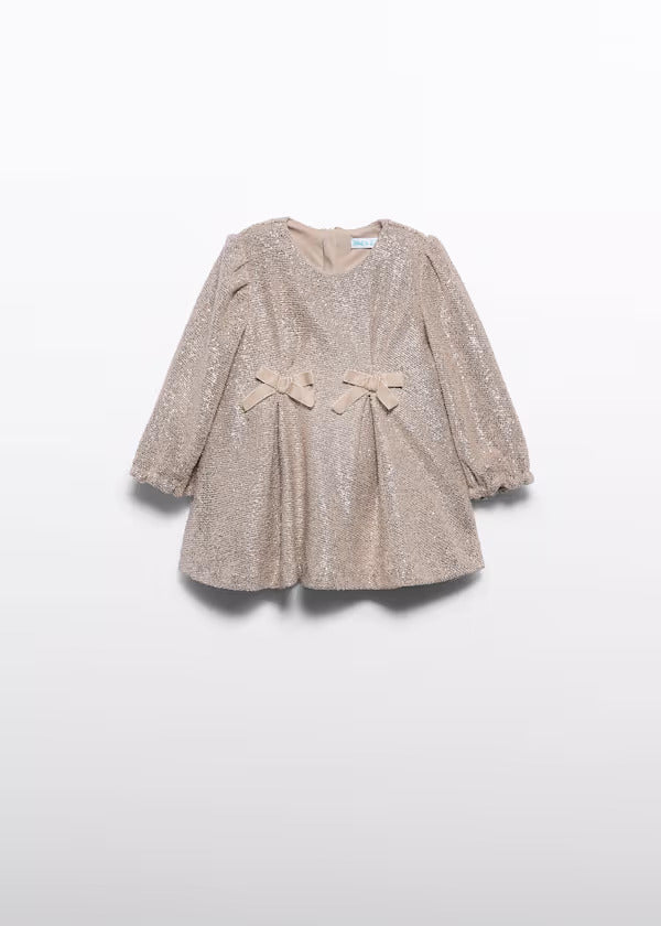 Abel & Lula Baby Girl Glimmer Dress   5510-5   Champan