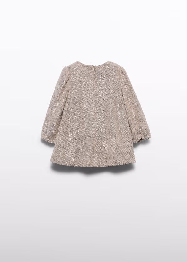 Abel & Lula Baby Girl Glimmer Dress   5510-5   Champan