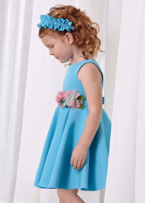 Abel & Lula Girls Dress  5062-46  Turquesa