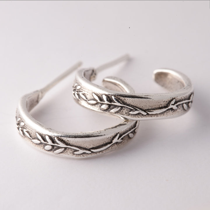 Marmalade Vine Hoops - Silver