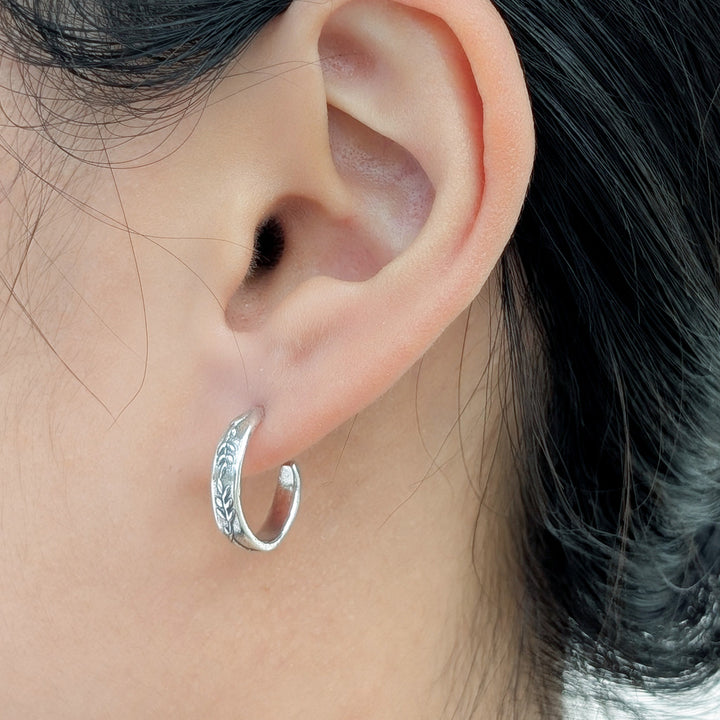 Marmalade Vine Hoops - Silver