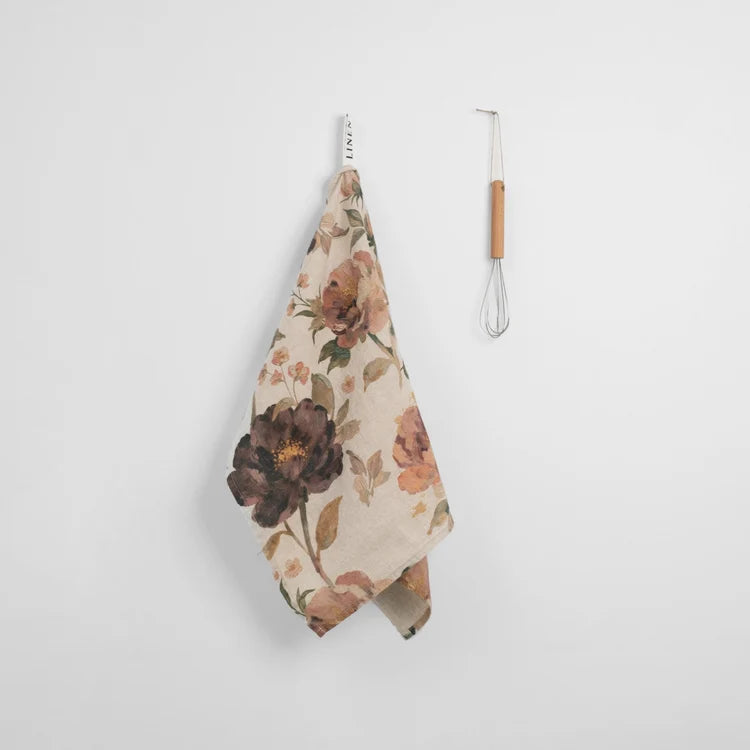Linen Tales Vintage Roses Kitchen Towel