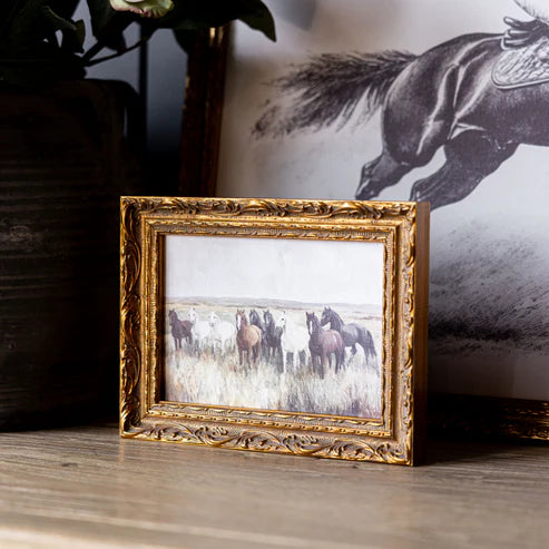 Luxe B. Co. Wild Horses Framed Art