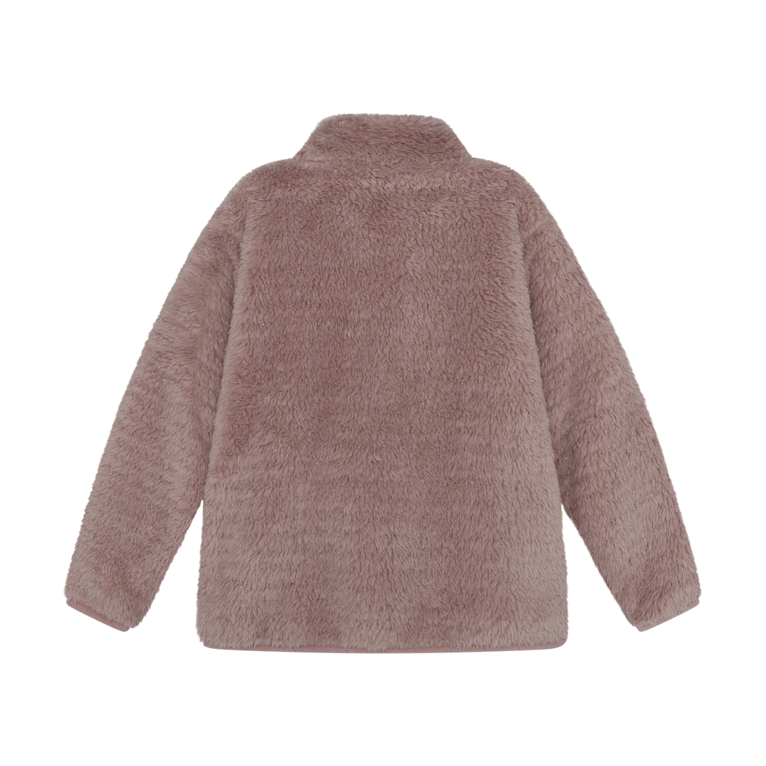 Minymo Girls Faux Fur Glitter Jacket   124473-6510