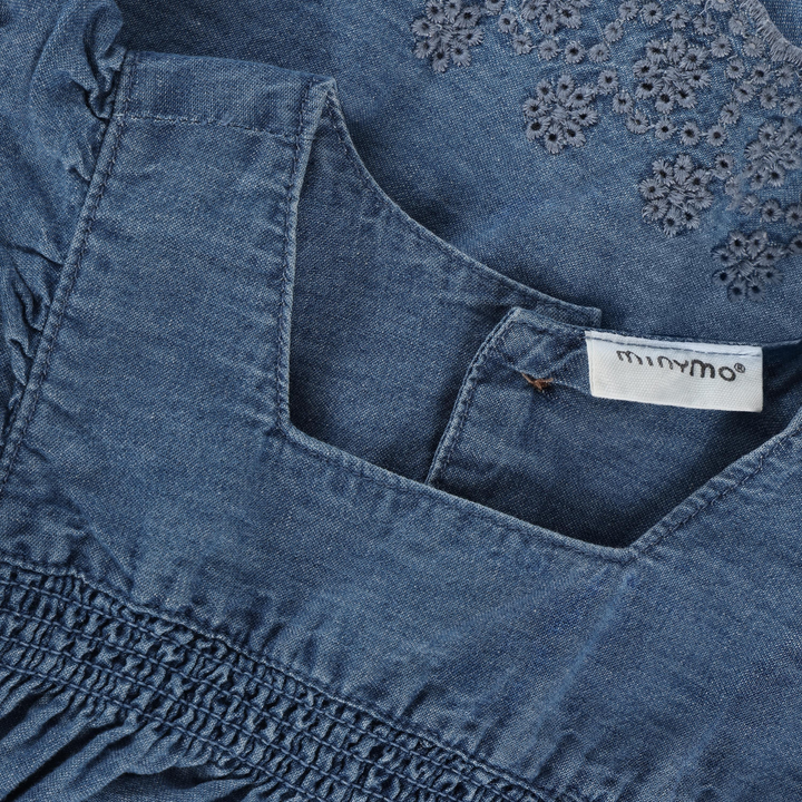 Minymo Baby Girl Chambray Dress   114357-7023