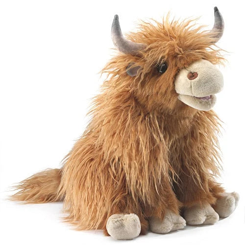 Folkmanis Highland Cow  Puppet   3167