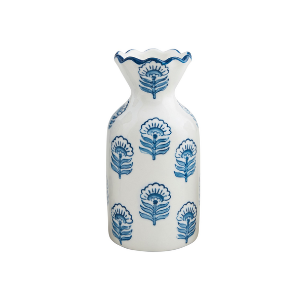 Mudpie Block Print Bud Vase
