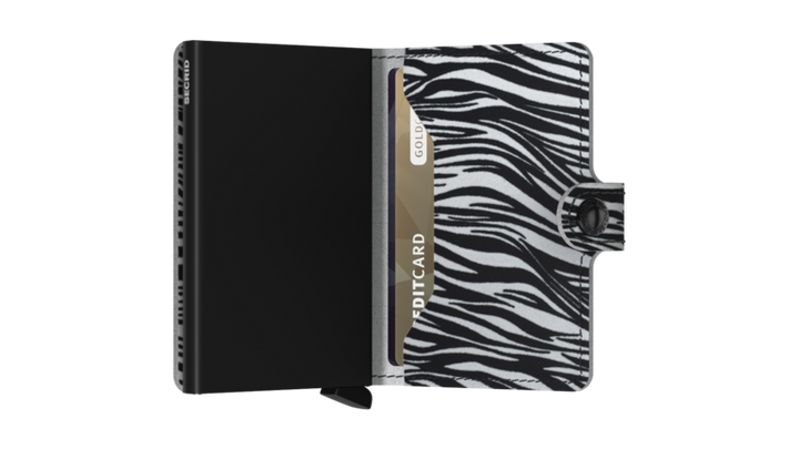 Secrid Miniwallet Zebra Light Grey  MZe