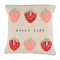 Mudpie Crochet Strawberry Cushion  M41600979