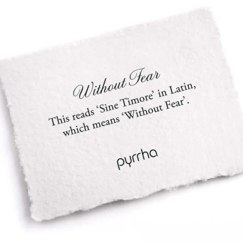 Pyrrha Without Fear Band Ring   R9-3033-408