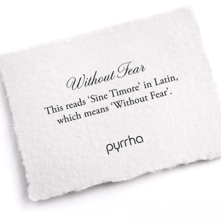 Pyrrha Without Fear Band Ring   R9-3033-408