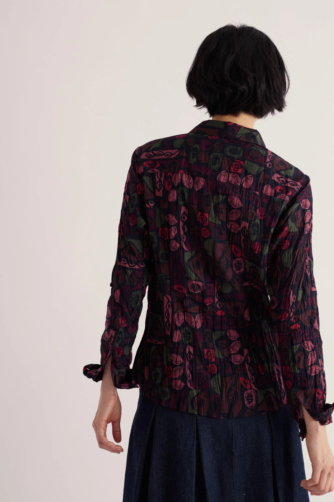 Seasalt Larissa Shirt  38766  Sculpted Shapes Dried Roses
