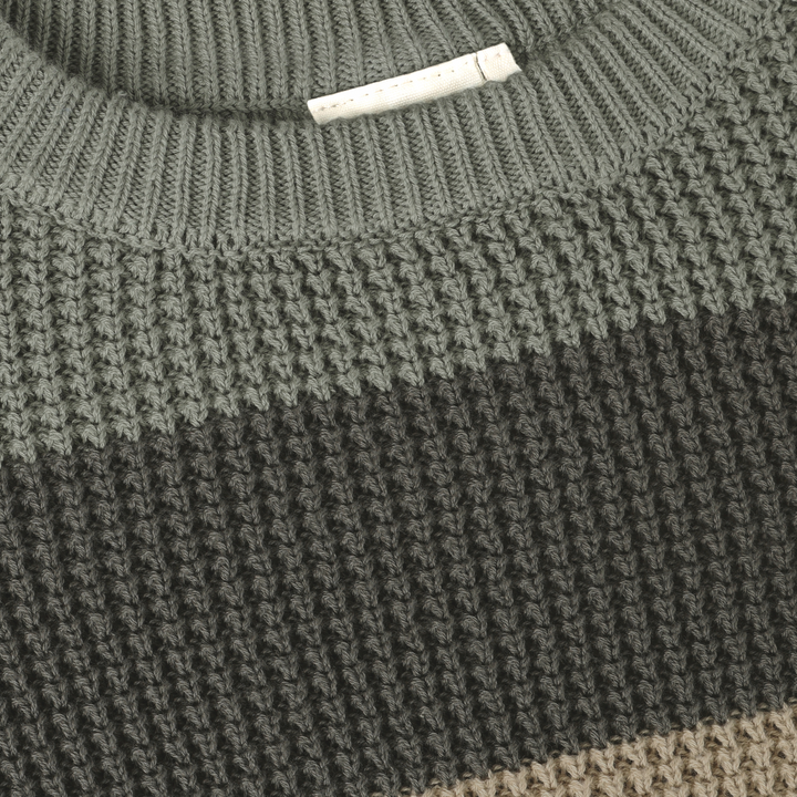 Minymo Boys Knit Crewneck Sweater   134436-9090