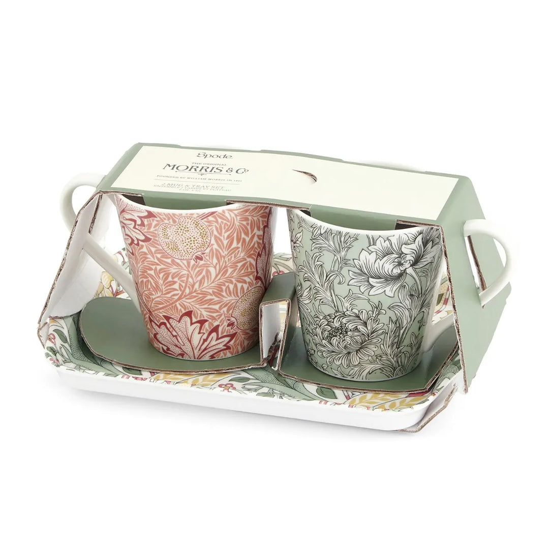 Spode Mug and Tray Set  9175165