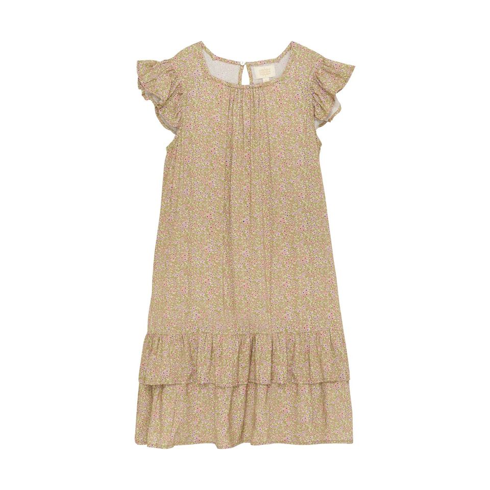 Creamie Girls Print Dress  822608-9535