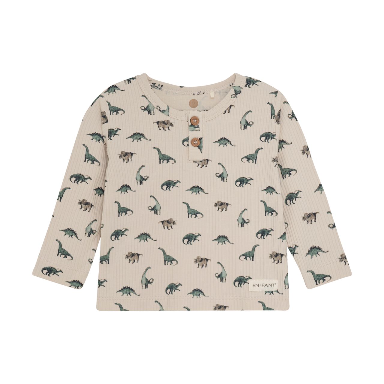 Minymo Baby Boy Long Sleeve Ribbed Tee   215359-2444