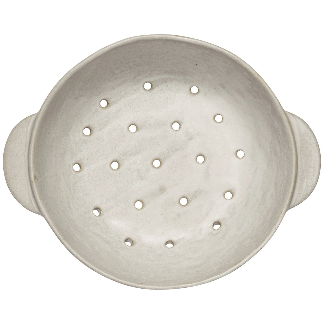 Danica Stoneware Fruit Bowl  HBO4078D  Ivory
