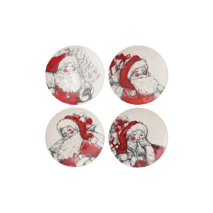 Creative Coop Santa Appie Plate  XS7077