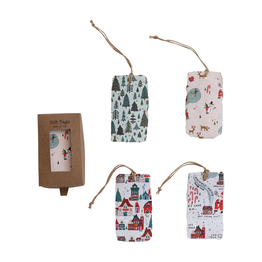 Creative Co-op Recycled Paper Gift Tags  XS7740