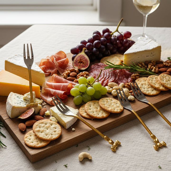Creative Coop Bow Appetizer Utensils