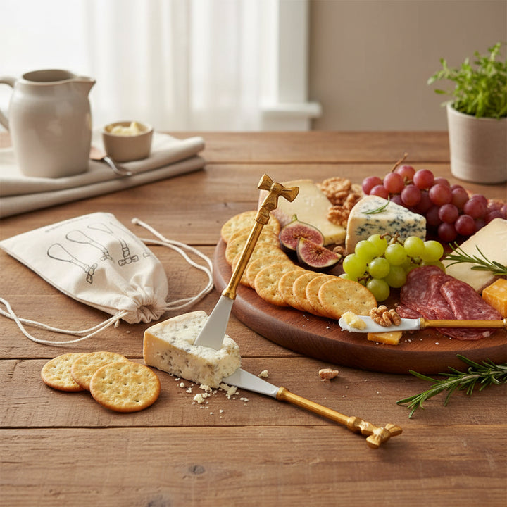 Creative Coop Bow Appetizer Utensils